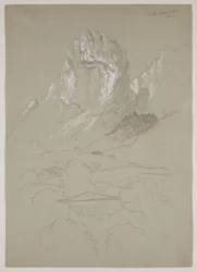 In het Simmental, Zwitserland, 1841
